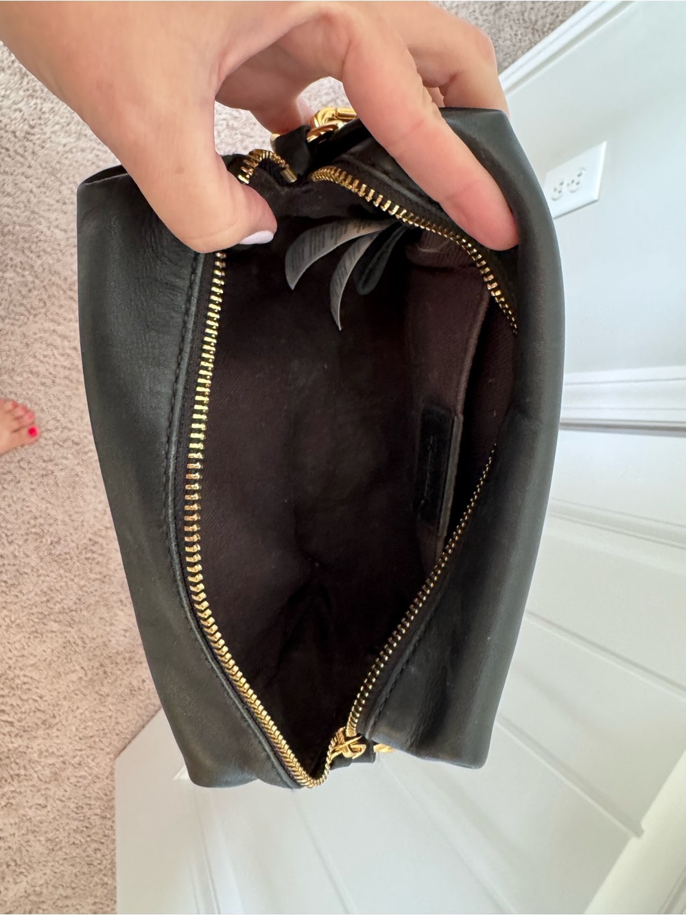 Madewell The Chain-Strap Crossbody Bag in black Leather - Picture 6 of 6